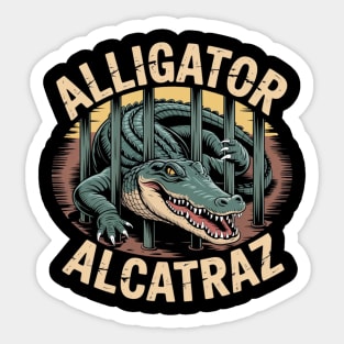 Alligator-Alcatraz Sticker